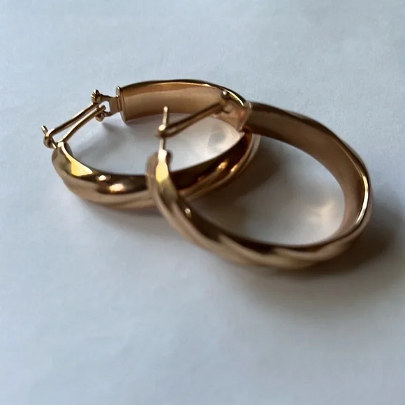 🔥 MILOR ROSE GOLD EARRINGS 🔥 - Picture 2 of 16